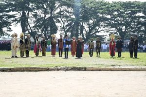 Pemerintah Kota Padangsidimpuan peringati Hari Sumpah Pemuda Ke-97 dengan menggelar upacara yang dilaksanakan di Stadion HM. Nurdin pada Selasa (28/10/2025).